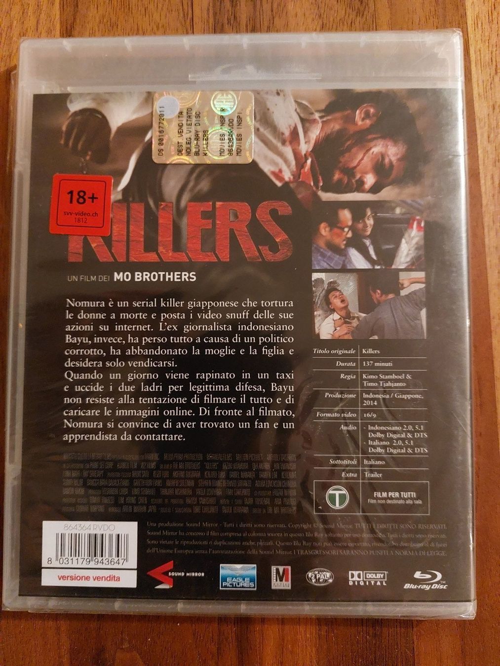 Alle DVDs: Blu Ray - Killers *Neu* – Neu und originalverpackt aus Rheinfelden von FilmAuktion 1