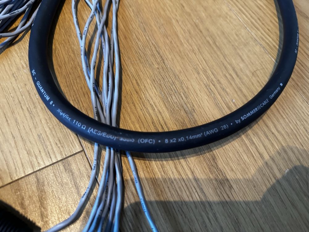 Cavi: Dsub25 / XLR Snake - Sommer Cable Quantum 8 – Usato da Zürich venduto da 1cut2 4