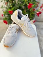New Balance Sneaker Damen Gr. 38 beige/gold guter Zustand