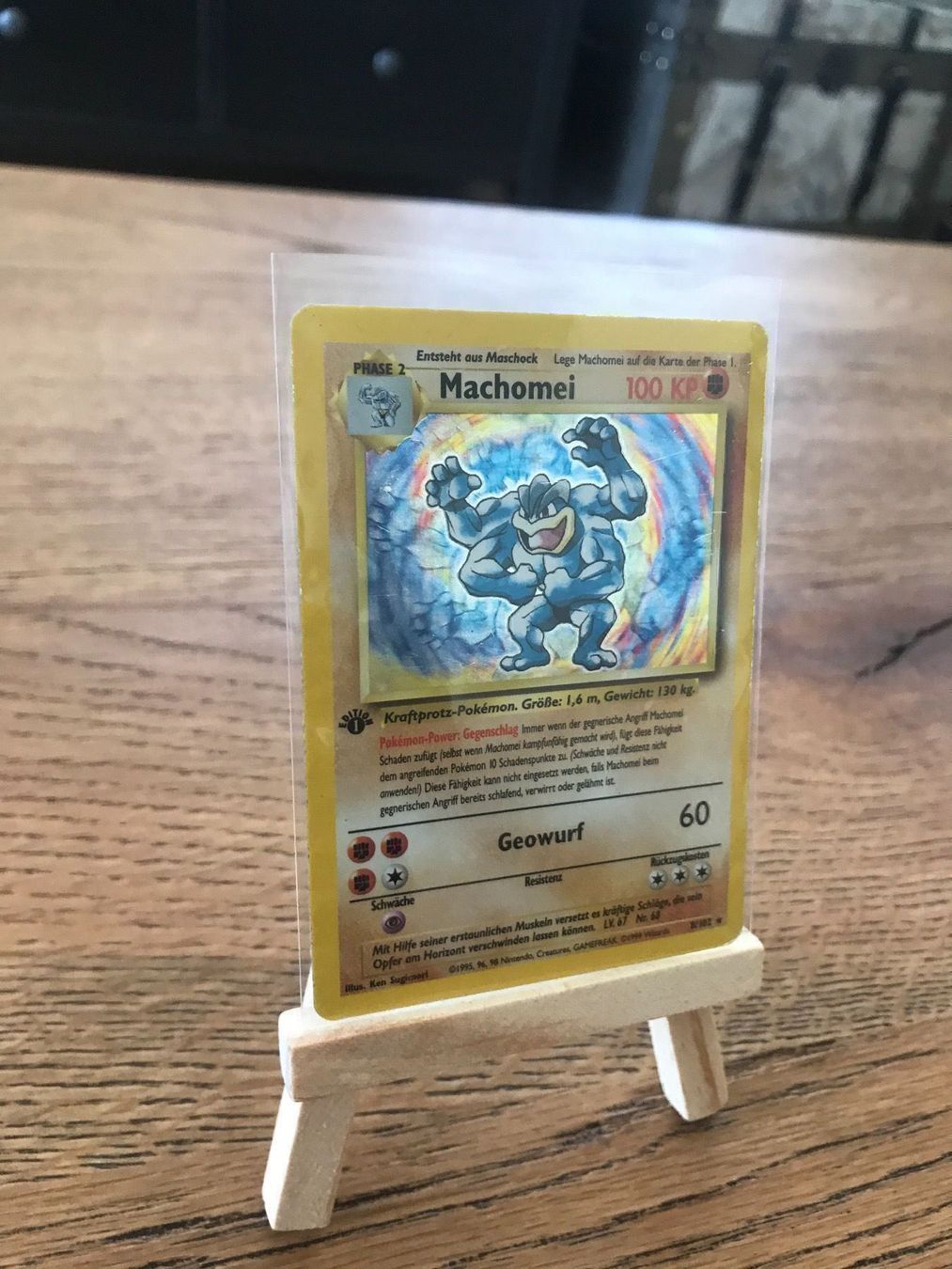 Cartoline: Machomei PokemonkarteBasis-Set 1.Edition – Usato da Küssnacht am Rigi venduto da Ebikoner 3