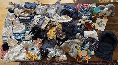 Kleiderpaket Baby Erstausstattung Newborn Gr. 50-80