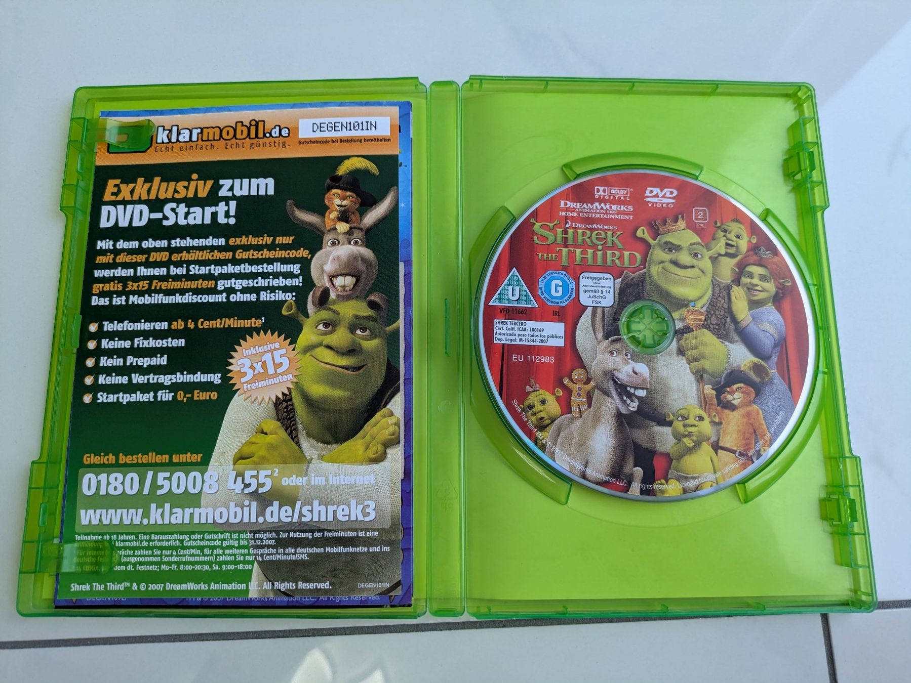 Alle DVDs: DVD / Shrek 3 - Königlich, wieder ein Volltreffer – Gebraucht aus Uznach von binmaley 3