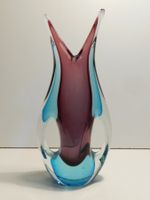 Design Murano Sommerso Vase Kristall   Desinged Flavio Polli
