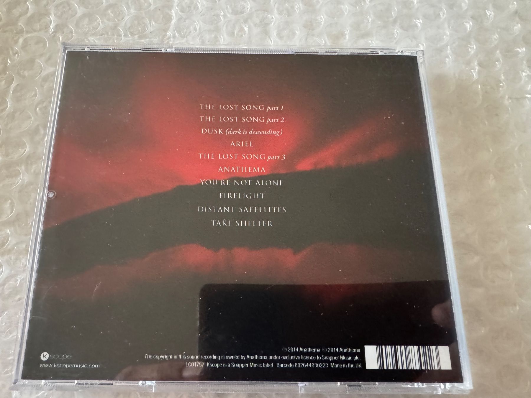 CD: Anathema - Distant Satellites – Usato da Duggingen venduto da Kisha010 2