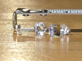 Silber Ohrstecker ungetragen