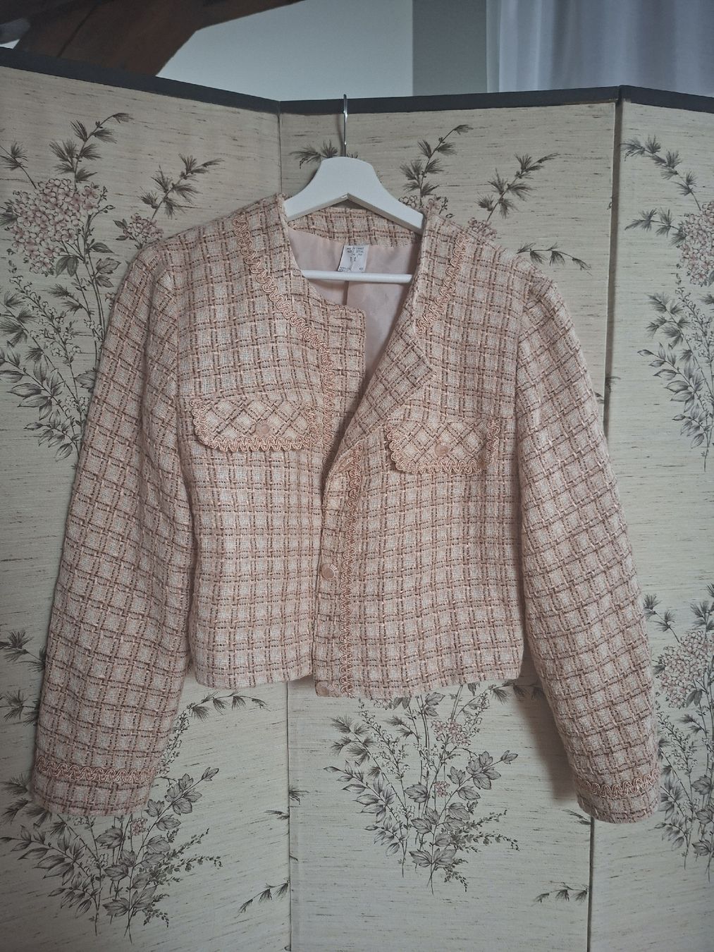 Jacken: Blazer en tweed - Taille M – Gebraucht aus Lausanne von Super-cerise