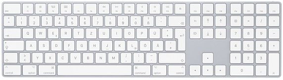 Apple Tastiere: Appel Magic Keyboard mit Ziffernblock, Model A1843 – Usato da Richterswil venduto da Aep
