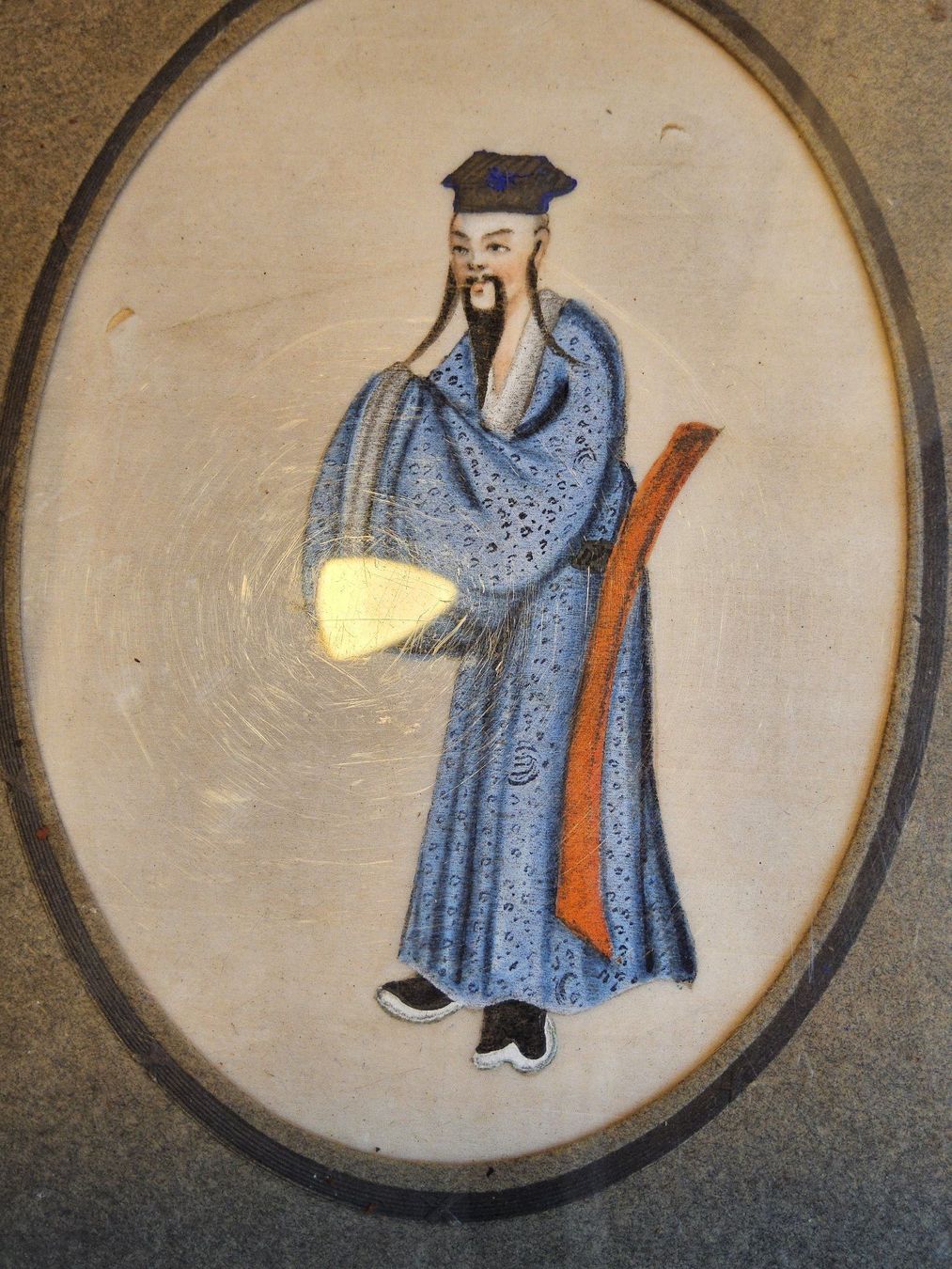 Poster & Bilder: Antike Malerei auf Reispapier, China, ca 1880 oder früher – Gebraucht aus Zürich von sanwit 6