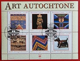 UNO GENF ONU GENEVE 467 - 472 ART AUTOCHTONE BOGEN 2003 ET