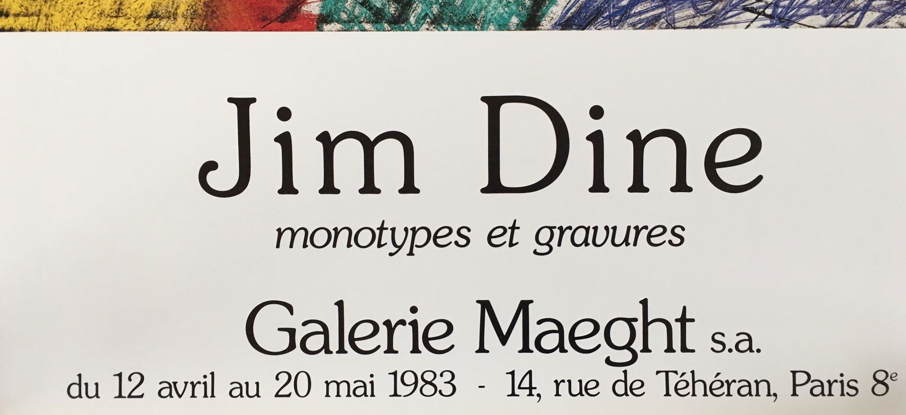 Grafica & Litografie: Jim Dine    "Heart"      Farboffsetlithographie – Usato da Nennigkofen venduto da waltraub 3
