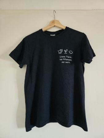 T-Shirt für alle Veggies🐖🌱 dunkelblau(für zbVeganer:innen)