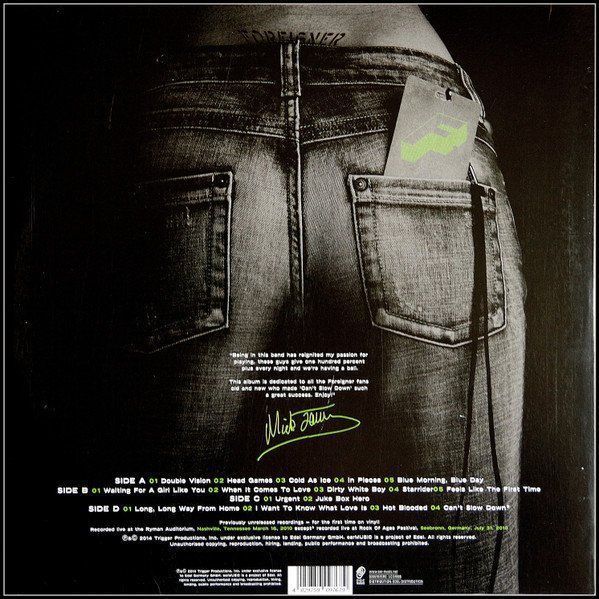 Dischi in vinile: Foreigner – Can't Slow Down...When It's Live! – Nuovo e nell'imballaggio originale da Brittnau venduto da Zibu 1