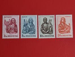 POSTFRISCH: EVANGELISTEN JAHR 1961  381 - 384 