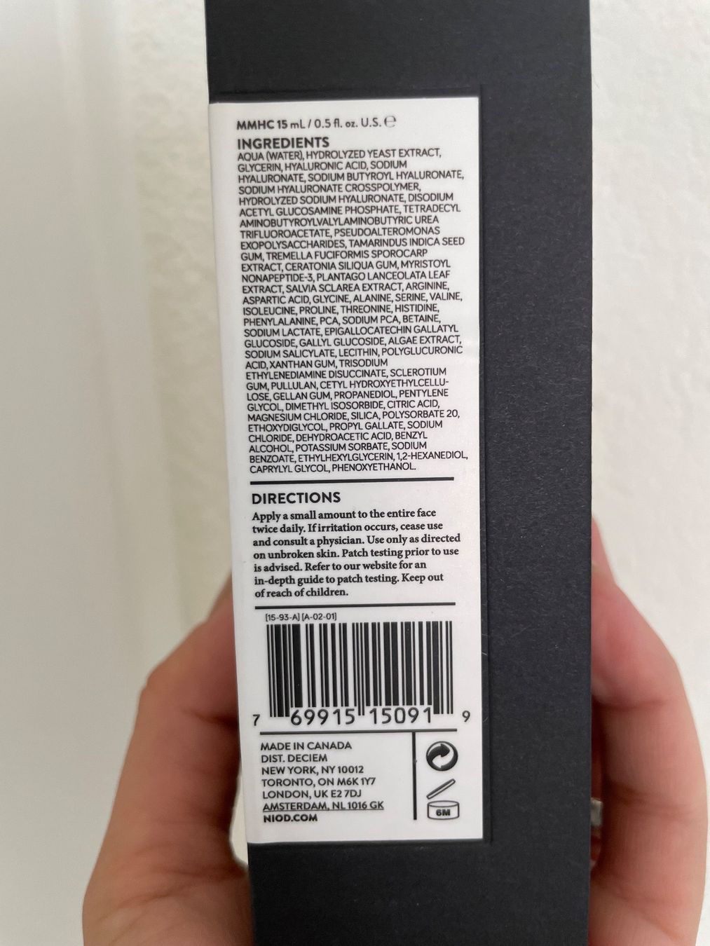 Gesichtspflege: NIOD MULTI-MOLECULAR HYALURONIC COMPLEX 15ML,NEU – Neu und originalverpackt aus Zürich von deruja 3