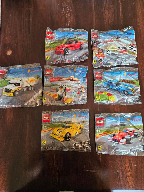 Lego Ferrari Shell V-Power Serie, ungeöffnete Sets! (Neu und ...
