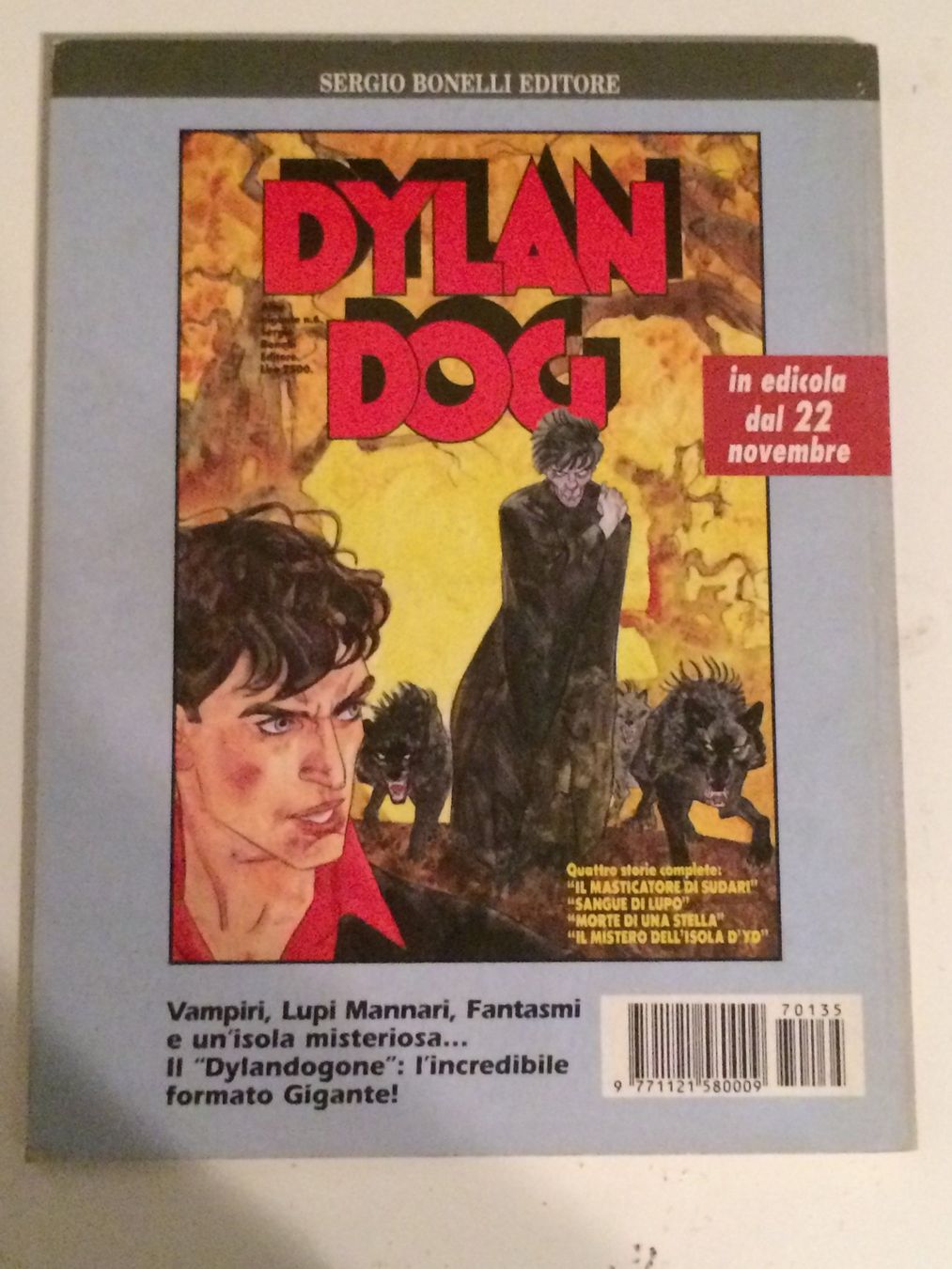 Fumetti: DYLAN DOG  # 135 SCANNER  Sergio Bonelli‪ 1997 – Usato da Vezia venduto da Aquarius_Age 1