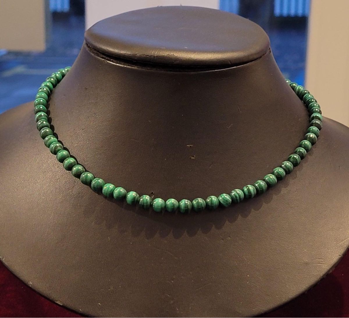 Catenine: Malachitkette – Nuovo e nell'imballaggio originale da Münsingen venduto da Goldschmiede_Ambrosi