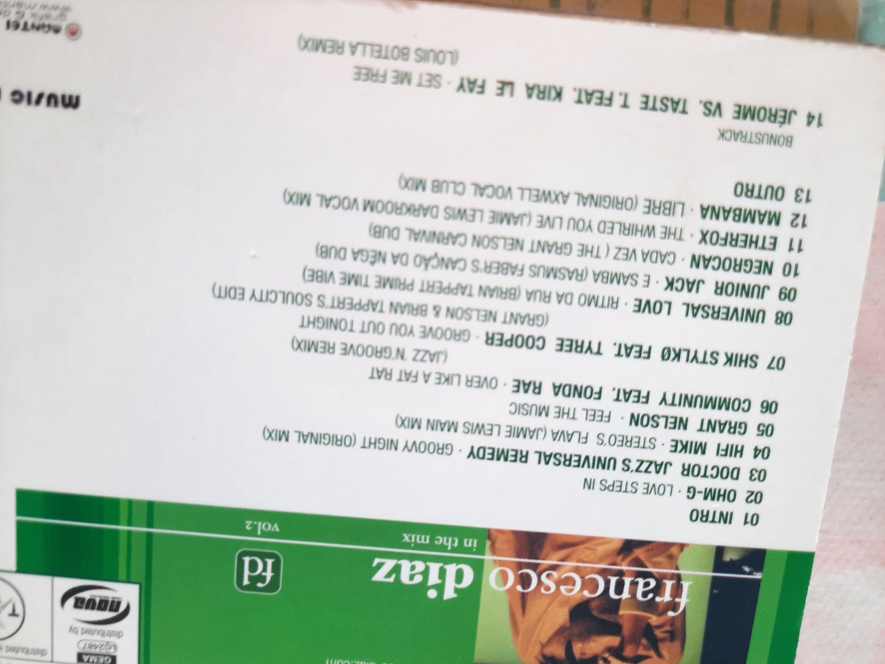 CD: Cd Francesco Dias - In the Mix – Usato da Pully venduto da bro_n52j 2
