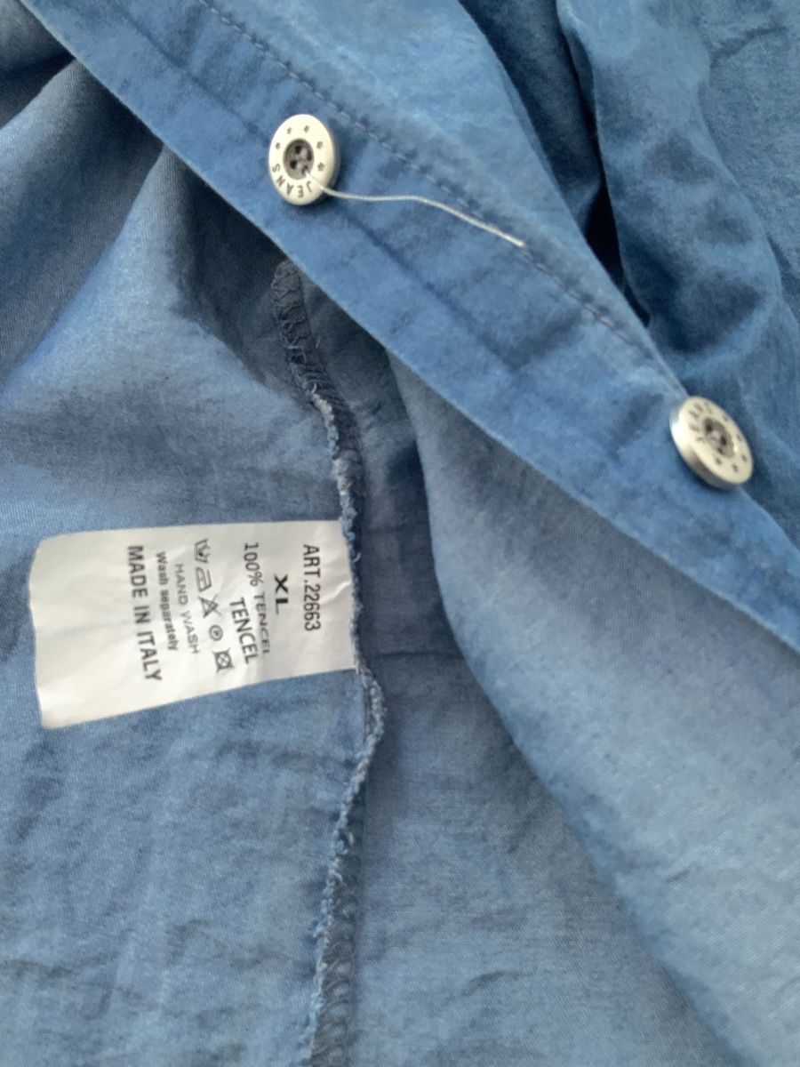 Camicette: HEMD BLAU TENCEL GRÖSSE XL NEU – Usato da Wallisellen venduto da ASZT 2