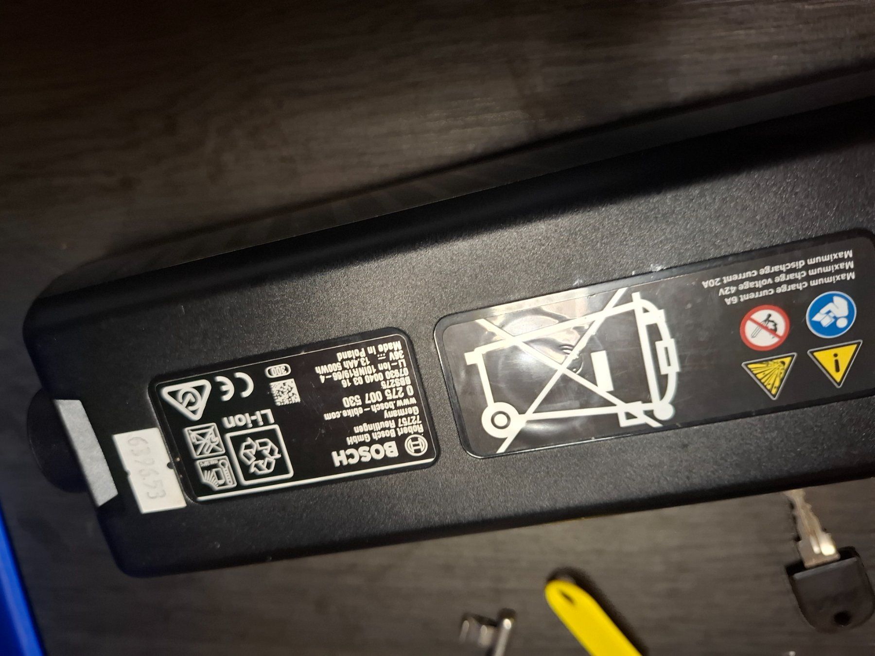Batterie: Bosch Powerback 500 Rahmen mit Charger - 200km – Usato da St. Gallen venduto da Bitmaster