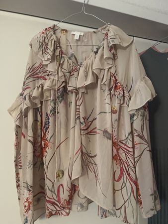 Sommer Boho Bluse S