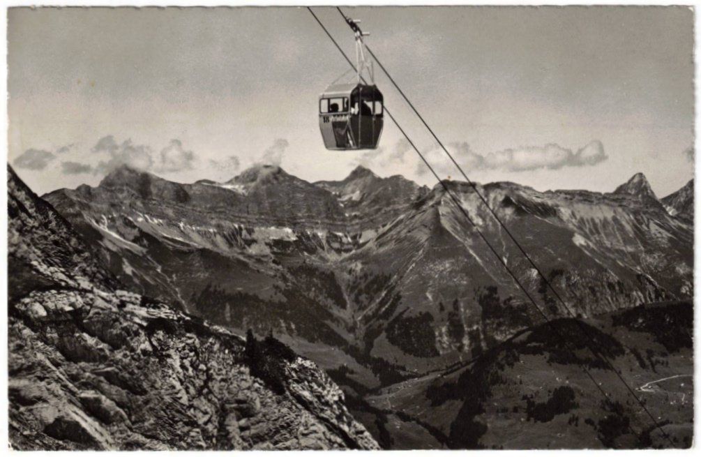 Ansichtskarten: Rougemont - Gondelbahn Rougemont--Videmanette – Gebraucht aus Binningen von Mountainrider