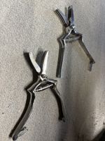 Pinze a forbice professionali in metallo vintage
