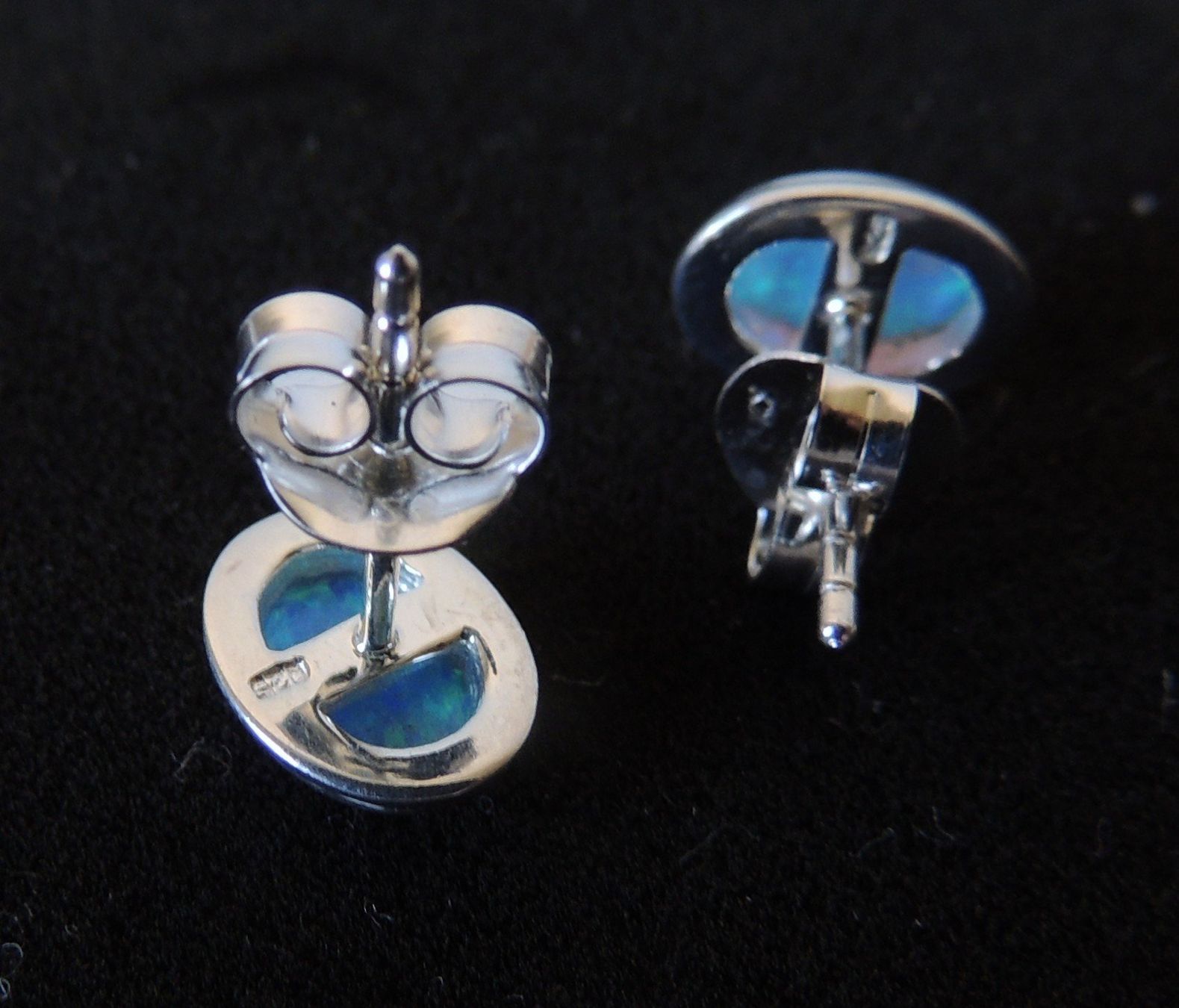 Orecchini pendenti & Orecchini a lobo: Silber 925 Ohrstecker mit Opalimitat – Nuovo e nell'imballaggio originale da Waldenburg venduto da schaller707 4