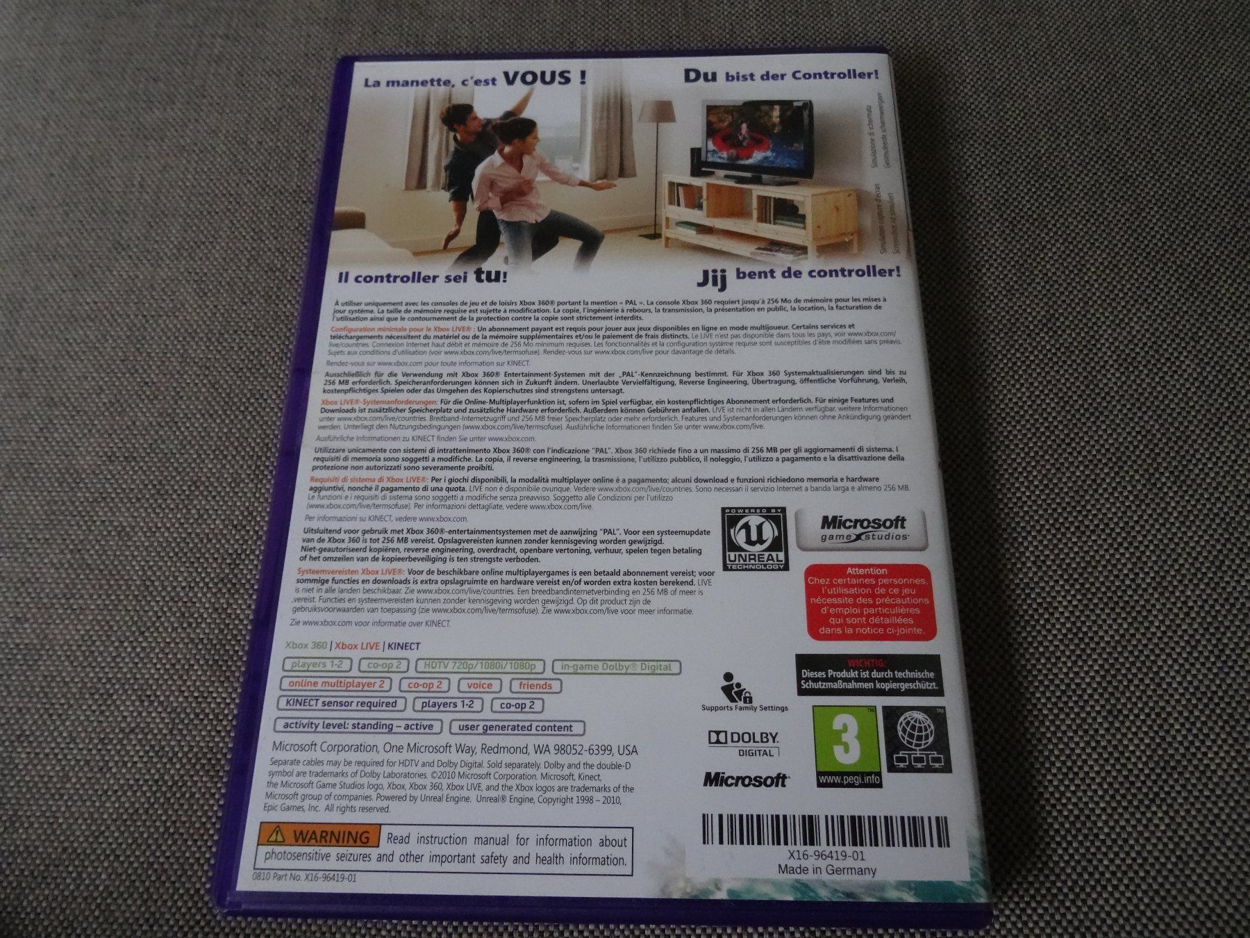 Microsoft Jeux: Kinect Adventures XBOX 360 – D'occasion à Olten par Disc-Ausverkauf 2