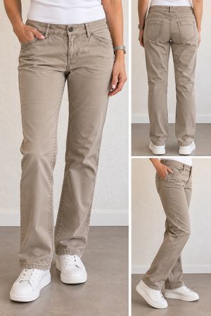 👖 APANAGE Hose Gr. 44 Beige/Taupe Stretch ✨