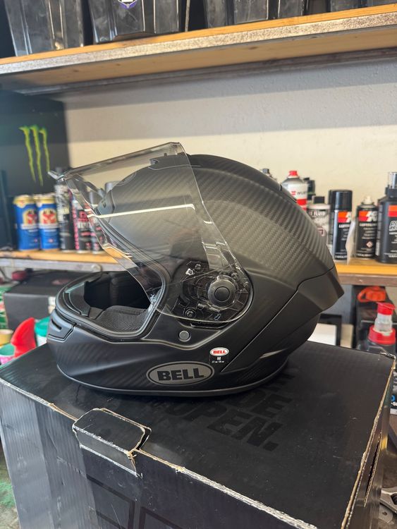 Bell Caschi & visiere: Bell Helm Race Star DLX Flex motorcycle helmet, matt schwarz – Nuovo e nell'imballaggio originale da Muri b. Bern venduto da hardninechoppers