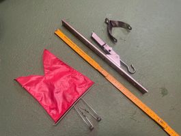 für Jolle, Grosssegelfall - Spanner  -  Protest Flagge