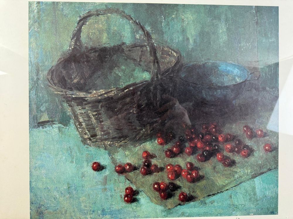 STILLLEBEN LITHOGRAPHIE SIGNIERT KÜNSTLERPROBE 2