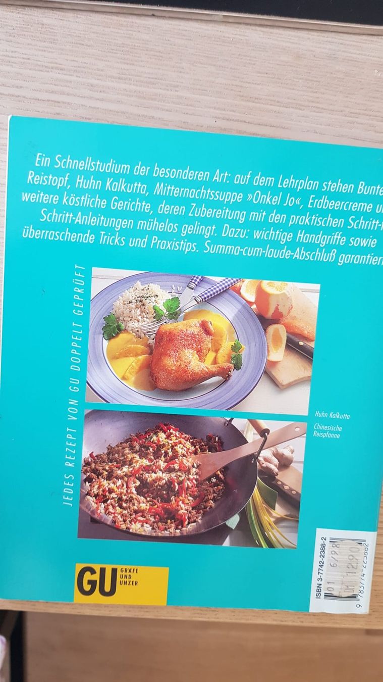 Libri: Kochbuch Studentinnenküche einfache Rezepte - GRATIS – Usato da Spiegel b. Bern venduto da sus_xj97 3