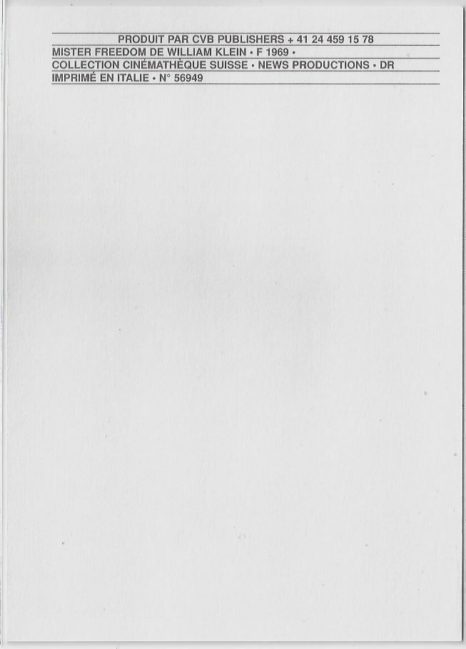 Cartoline postali: Mister Freedom de William Klein 1969 – Usato da Ettingen venduto da Kartenplanet 1