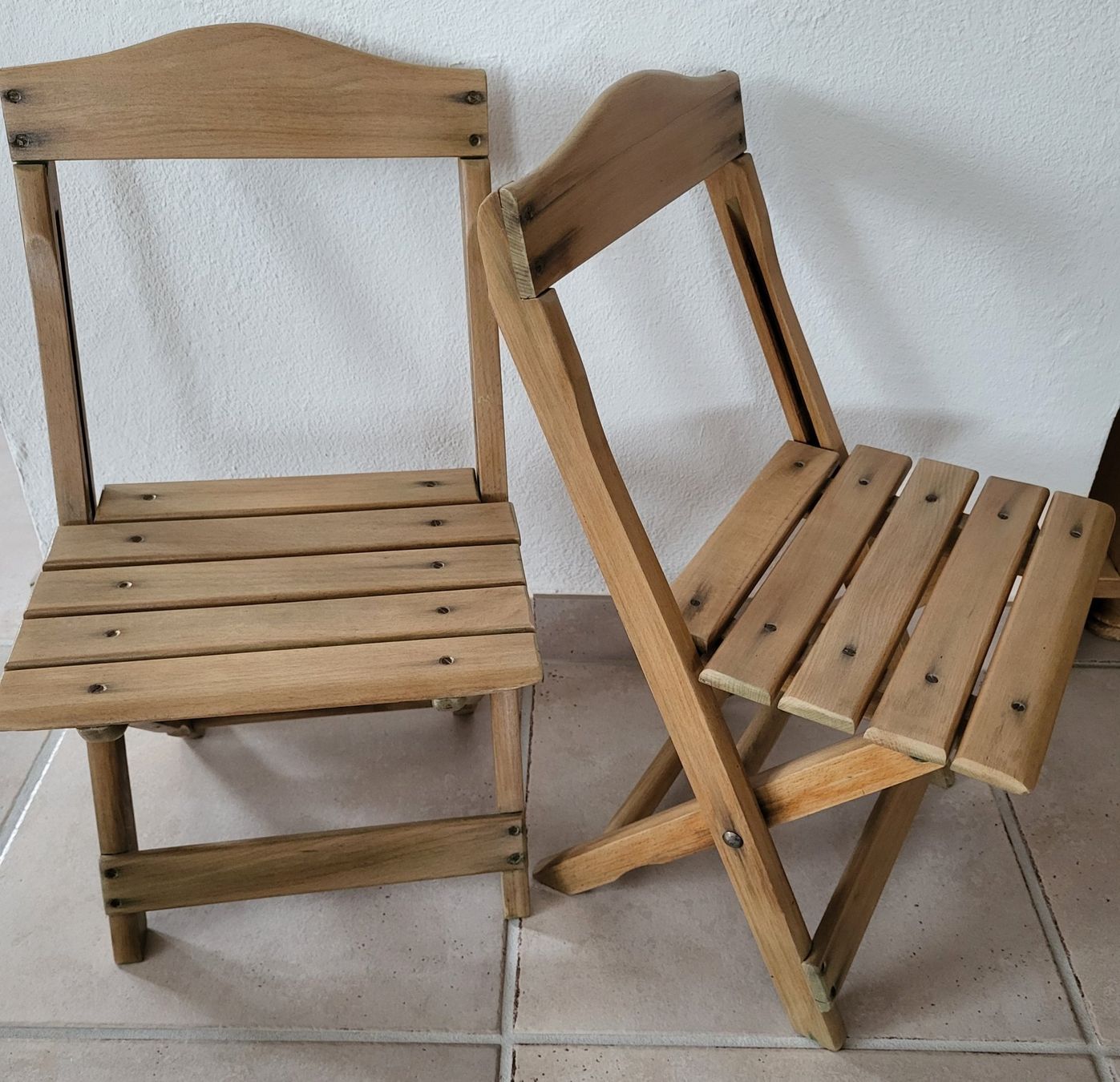 Sedie: Alter Kinderklappstuhl – Usato da Schinznach Dorf venduto da crEAtiv56