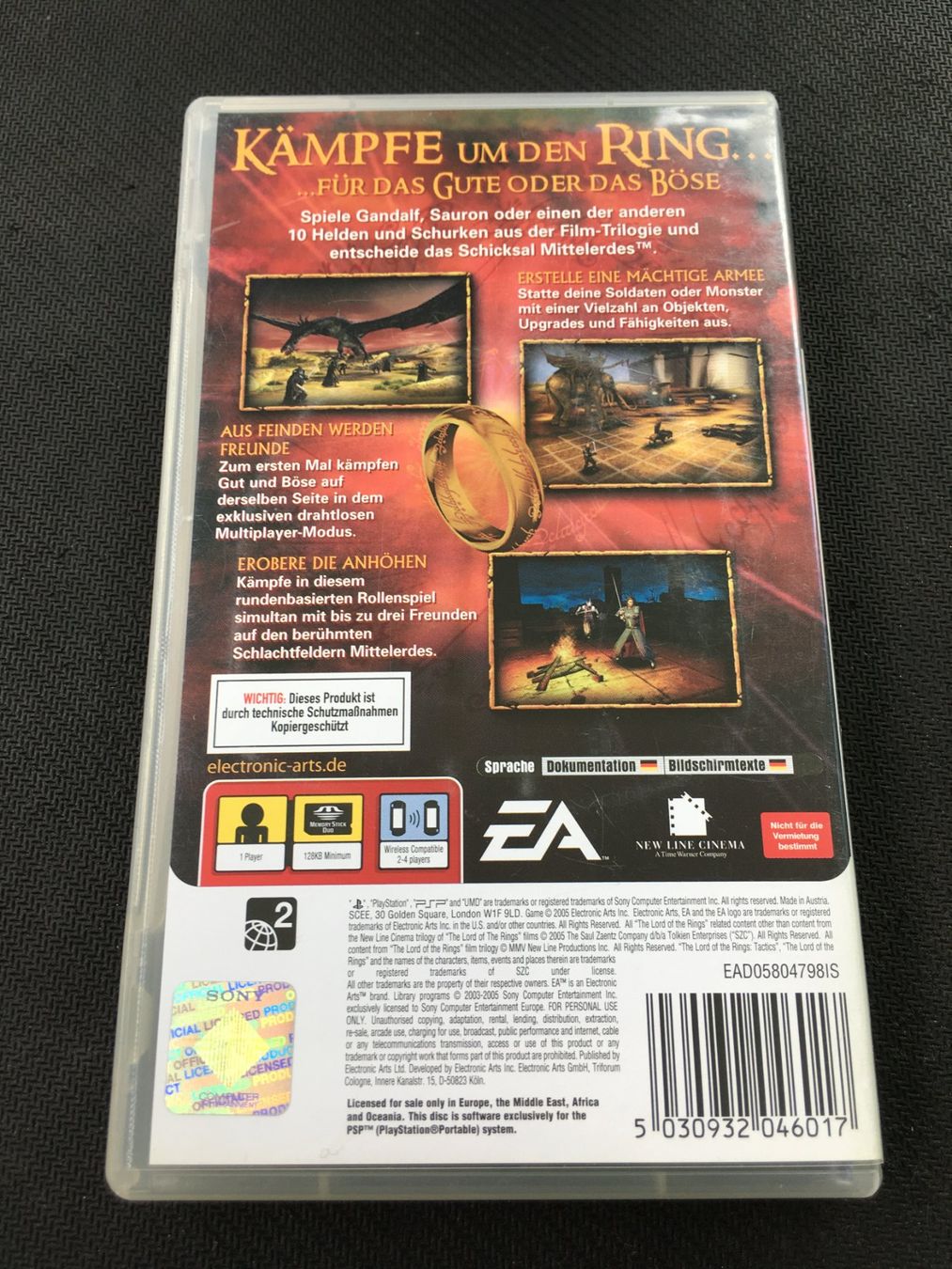 Sony Spiele: Der Herr der Ringe Taktiken - PSP – Gebraucht aus St.Gallen von Punktchen01 1