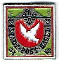 Placchette & Badge: Stadt-Post-Basel Taube – Usato da Hinterkappelen venduto da Schampus