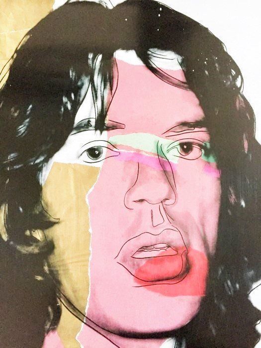 Poster & Bilder: Andy Warhol - Mick Jagger Originalplakat‪ – Gebraucht aus Ponte Tresa von 11GalleriaAlterEgo11 9