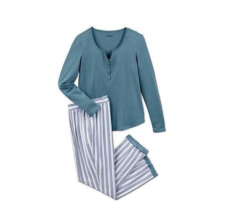 💗TCHIBO💗 Damen Baumwolle Pyjama Schlafanzug S 36/38