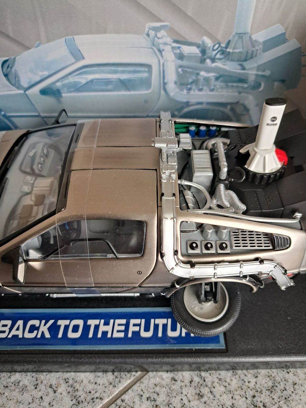 Delorean Modellautos: DE LOREAN BACK TO FUTURE 1  1:18 SUNSTAR – Neu und originalverpackt aus Bazenheid von derdelorean01 2