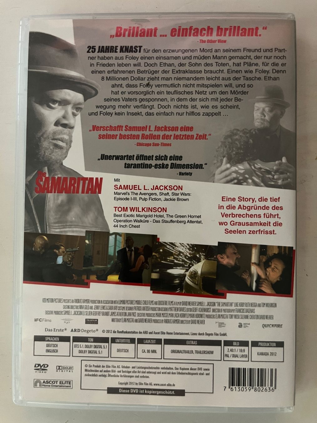 Alle DVDs: The Samaritan (2012) DVD 📀 – Neu (gemäss Beschreibung) aus Sierre von black.box 1