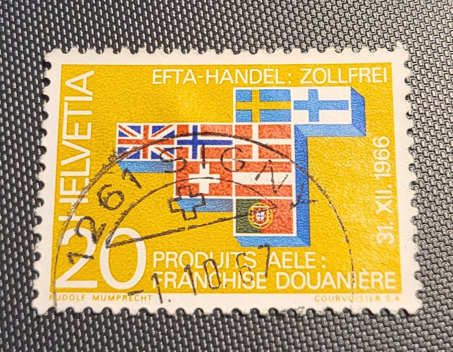 Tutti i francobolli: Vollstempel Signy briefmarke – Usato da St Gallen venduto da Stampsalshobby