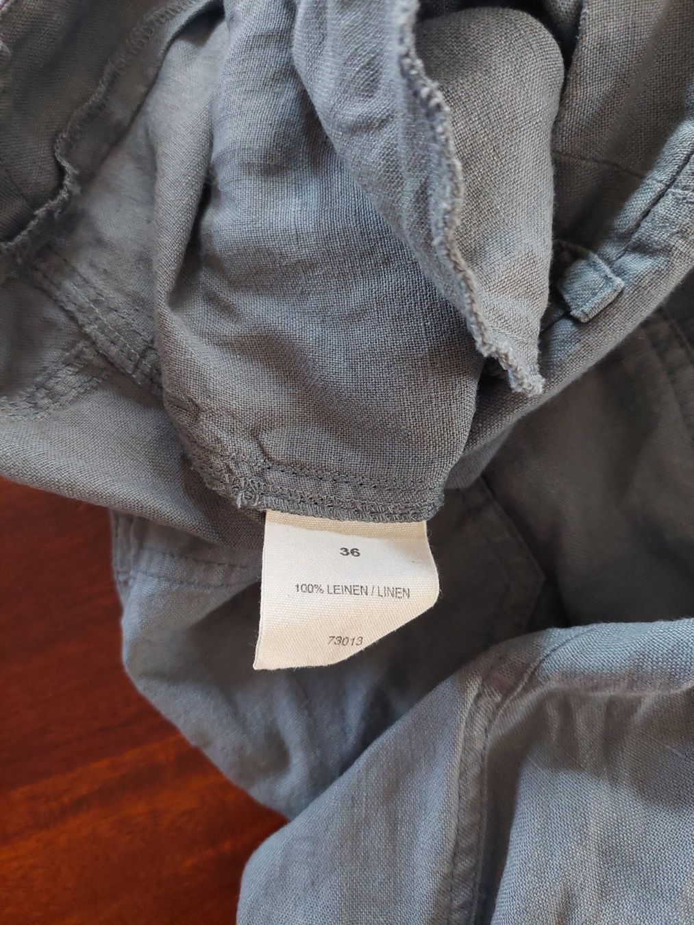 Pantaloni: Enna Leinenhose Rauchblau Grösse 36 – Nuovo (secondo la descrizione) da Beckenried venduto da Havacola 4