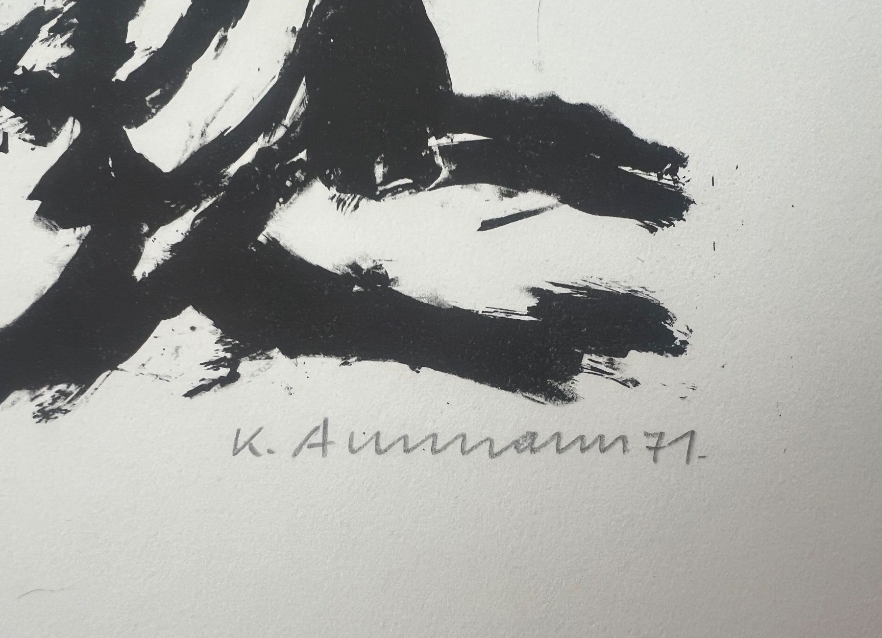 Grafiken & Lithographien: Karl Ammann, handsigniert – Gebraucht aus Rain von Pic-Ass 1