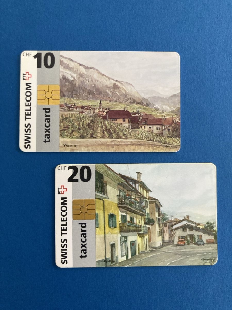 Schede telefoniche: 2 leere Taxcard  – Usato da Schüpfheim venduto da lenny25