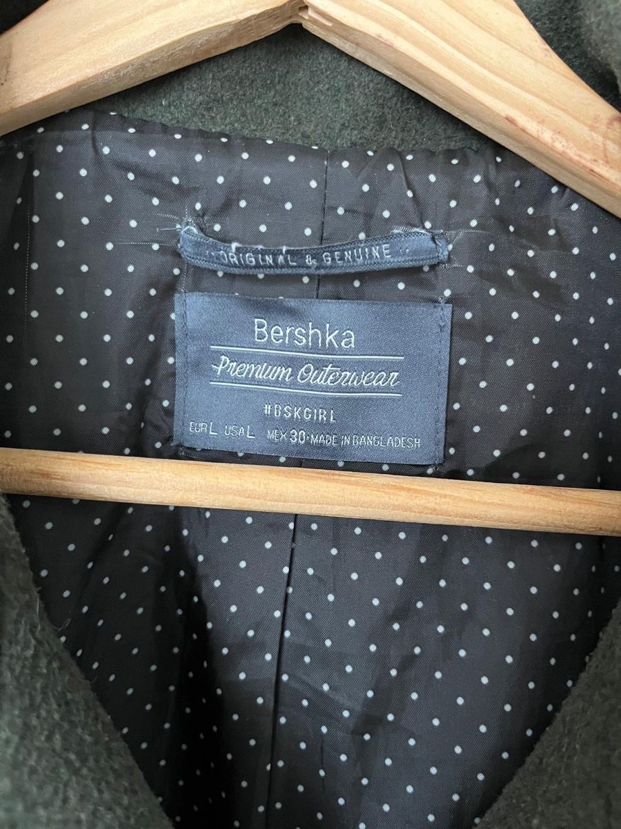 Stradivarius Cappotti: Winter Coat, Size L, Olive Green Color – Usato da Zürich venduto da kru_8dtk 3
