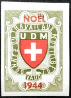 Soldatenmarke 2.WK, UDM VD, olivgr, ges, Aufdr, Wi UDM 31-2