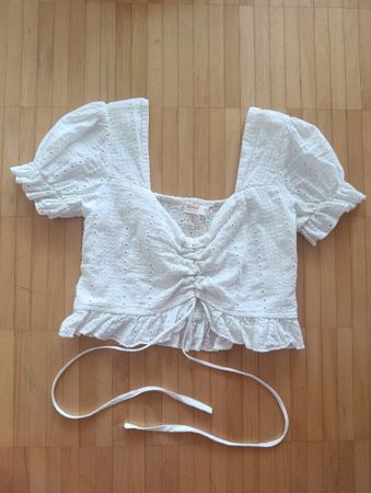 2 weisse Sommer Tops, Gr. S, Neu mit Etikett