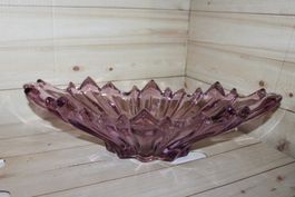 Schöne Lila Glas Schale 40 x 17 x 10 Murano ?